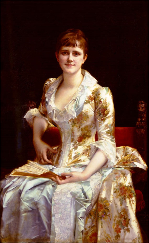 Cabanel_Alexander_Portrait_Of_Young_Lady