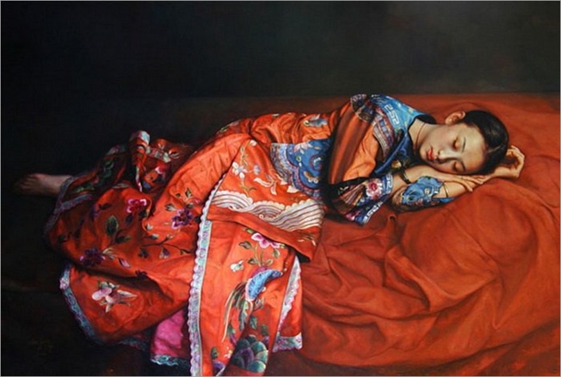 لوحات فنية لنساء نائمات Zhaokailin3_thumb