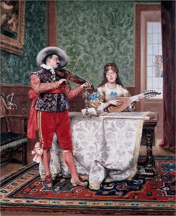 06. Lesrel, Adolphe-Alexandre - The Duet, 1888