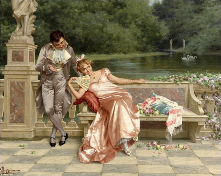 Vittorio Reggianini (1858-1938) - Flirtation