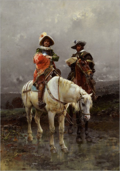 Detti_Cesare_Auguste_A_Cavalier_on_a_White_Horse_1890