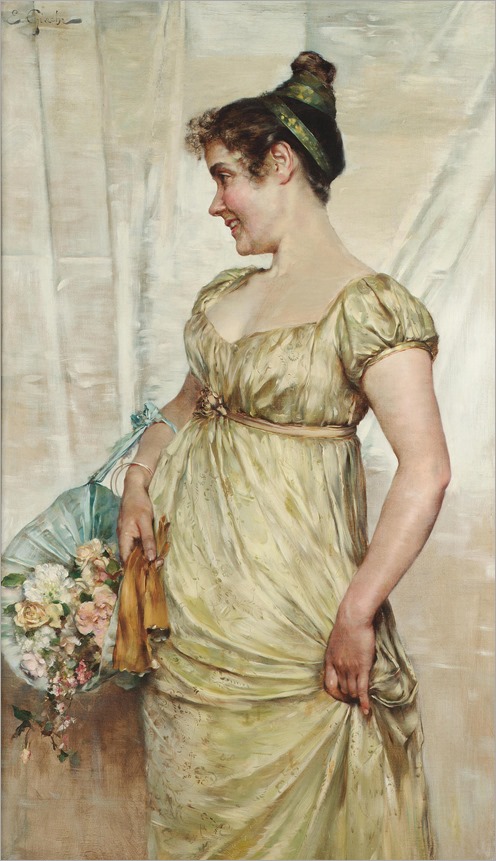 E. Giachi, XIX century, An Italian beauty