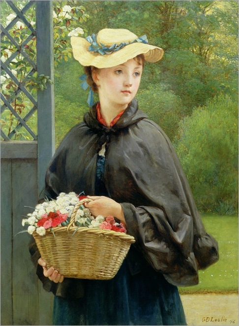 the-gardners-daughter-1876-George-Dunlop-Leslie