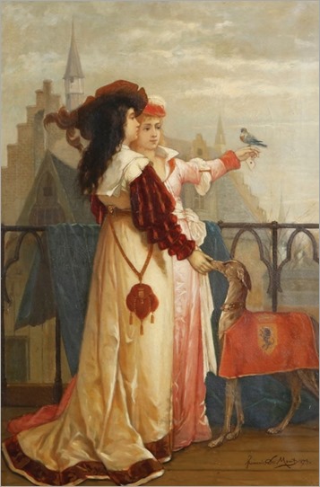 François Dumont (circa 1850 - ) - Le messager fidèle, 1879