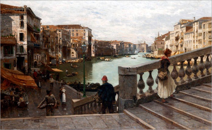 Guglielmo Ciardi-Canal Grande Venezia