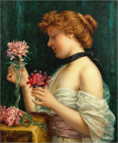 لوحات فنية لفتاة الزهور Le-bouquet-des-fleurs-1886-by-louis-justin-maurice-perrey_thumb