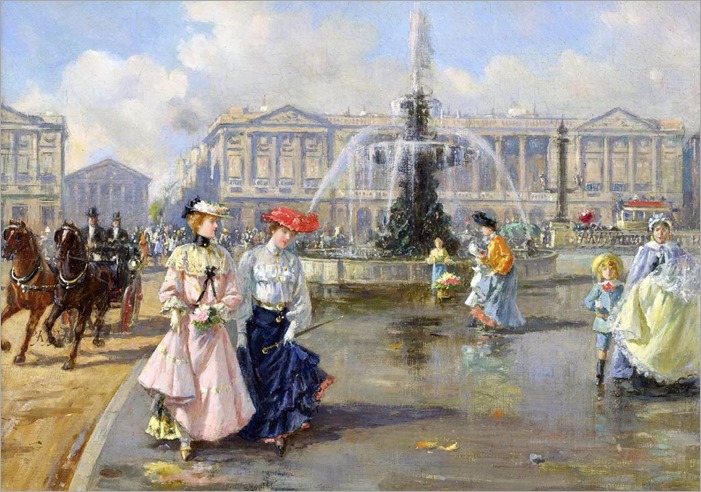 Place de la Concorde - Joaquin Pallares y Allustante-1872