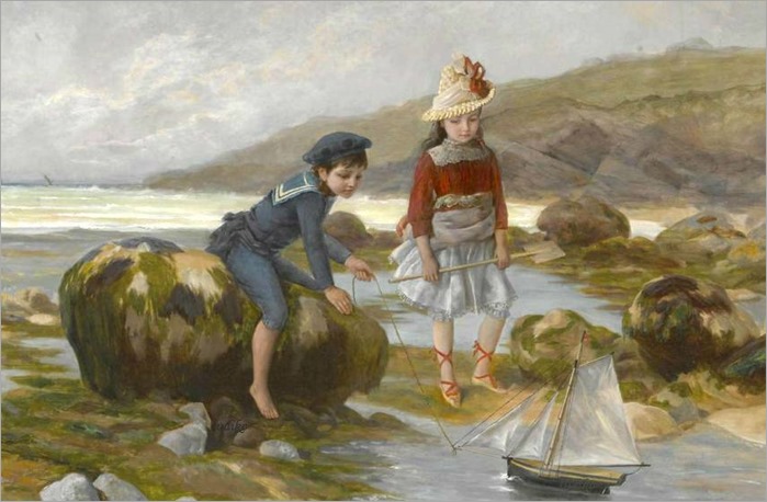 un-petit-ocean-Charles-Jean-Auguste Escudier (francês, nascido em 1848)