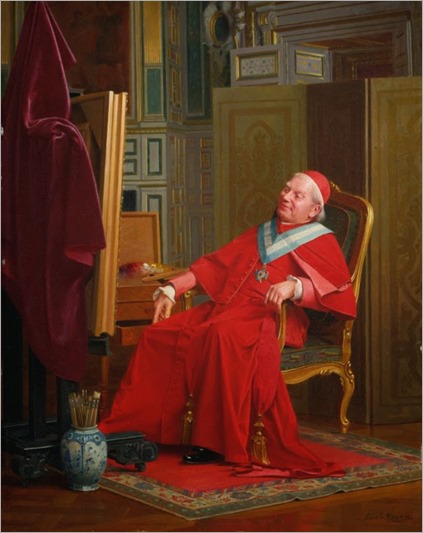 A painting cardinal_ Émile Meyer
