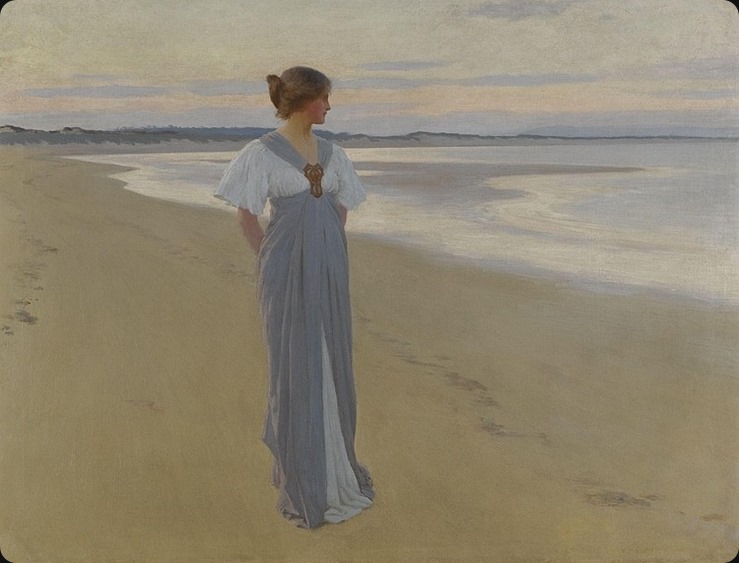 WILLIAM HENRY MARGETSON (english, 1861-1940) ON THE SANDS