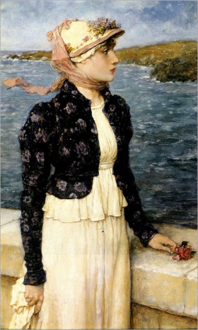 the sea breeze by george henry boughton