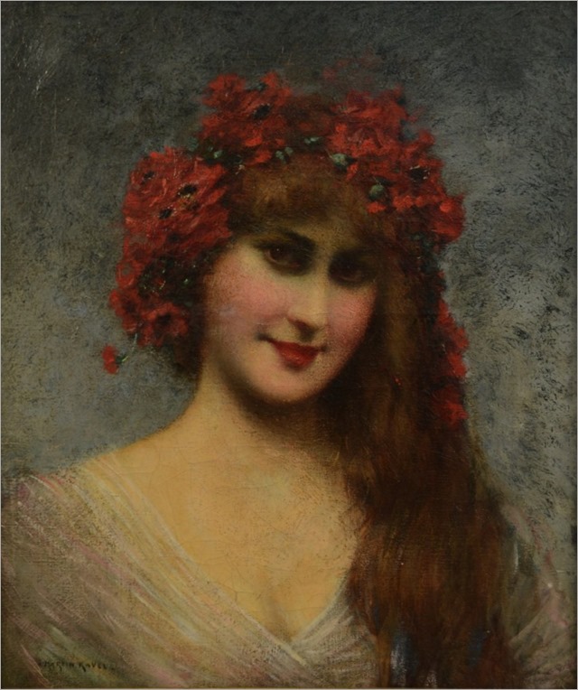 franois-martin-kavel-french-1861-1931-portrait-of-a-young-lady-with-floral-headdress