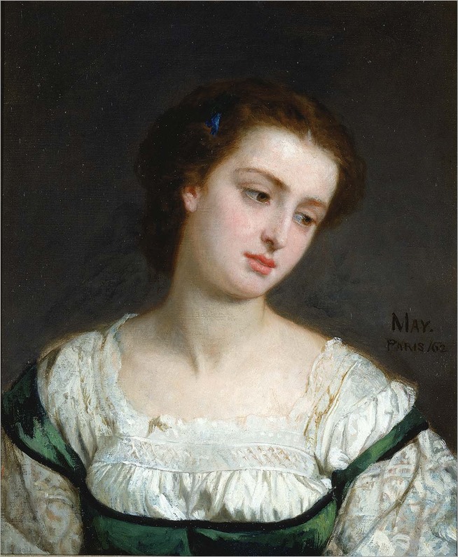 portrait-of-a-young-woman-1862.-edward-harrison-may-english-1824-1887