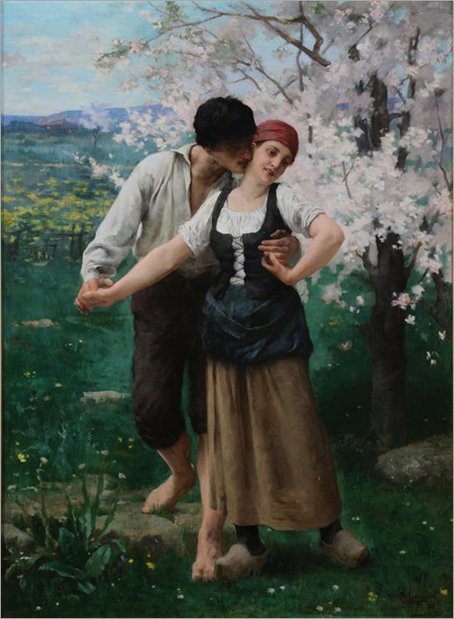 Charles Amable Lenoir (French, 1861-1940), Untitled (Spring Romance),1894